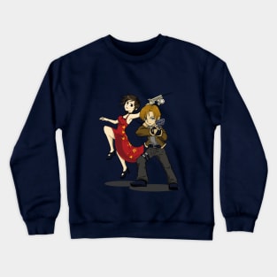 RE4 Ada Wong and Leon Kennedy Crewneck Sweatshirt